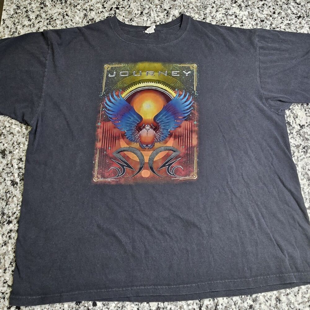 Journey Tour 2012 Concert Shirt Men's 2XL Black T Shirt